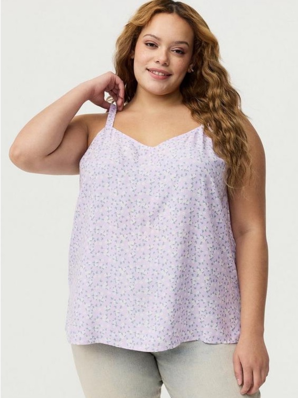 torrid Lavender Floral Print Cami